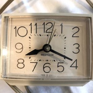 🚦Vintage Westclox Alarm Clock Made In Usa
